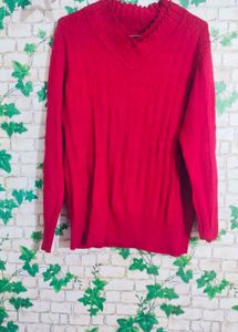 Red Knit Sweater