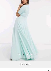 Asos Floor Touch Long New Dress