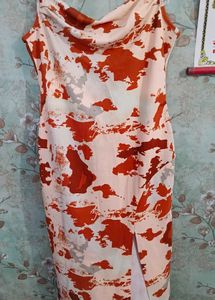 Stylish Printed Midi Dress