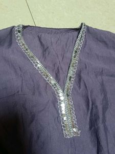 Beautiful Purple Kurta