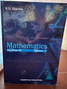 R.D. Sharma Mathematics Class XI Vol. 1