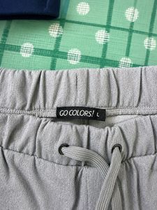 GO COLORS! Women’s Grey Jogger Pants – Size L