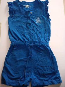 Blue Pant Type Frock