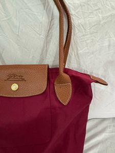 Longchamp Burgendy Le Pliage Tote 💗