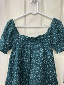 Floral Print Mini Dress - Effortless Style
