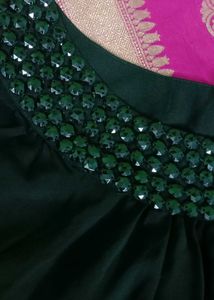 Elegant Black Embellished Dress