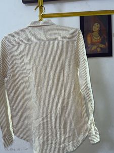 Striped Button-Up Shirt