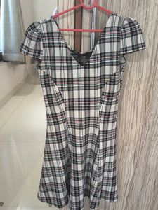 Plaid A-Line Dress