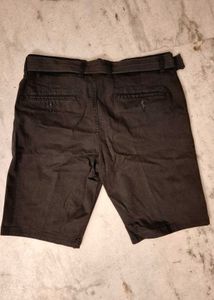 Men's Brown Belted cargo Shorts