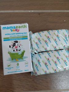 Mamaearth Baby Milky Bathing Bar 2x75g