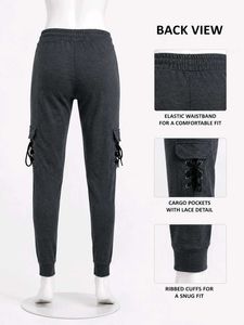 WOLF Cargo Joggers with Lace Detail