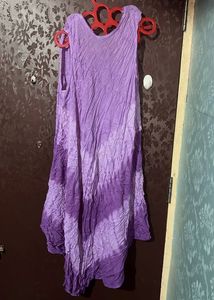 Purple Tie-Dye Dress