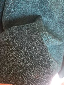 Sparkly Green Puff Sleeve Top