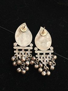 Silver tone Earrings from Orissa Tribal😍