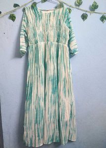 Bohemian Tie-Dye Maxi Dress