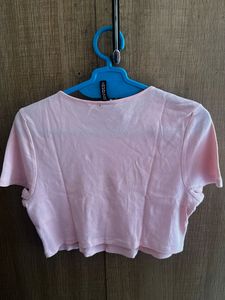 Pink BLACKPINK Cropped T-Shirt