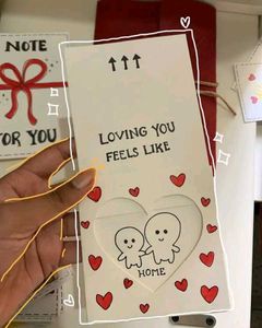 Handmade 'A Note For You' Card