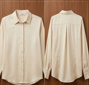 Classic beige Collared Shirt