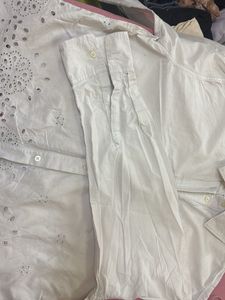 Gap White Button-Up Shirt