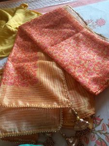 Chanderi Ethnic Suit Set