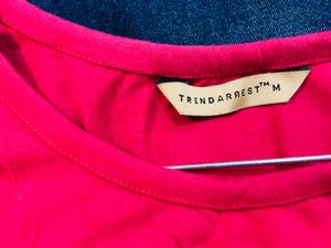 Pink Cropped T-Shirt