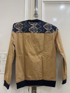 Stylish Patterned Bomber Jacket