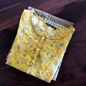 NEW MELANGE KURTI