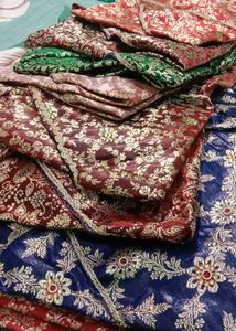Vibrant Brocade  banarsi Quran cover✨Collection