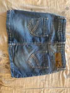 Denim Mini Skirt