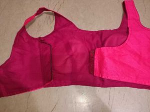 Pink Saree Blouse - Vibrant &amp; Stylish