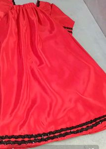 Stunning Red &amp; Black Lehenga Choli