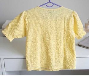 a butter yellow top