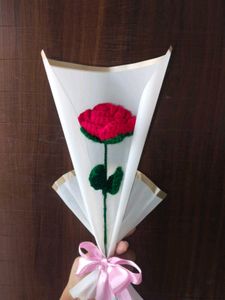 Handmade Crochet Rose Bouquet