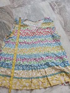 Floral Print Tiered Top