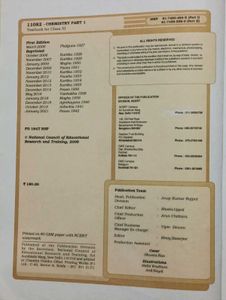 Chemistry Textbook for Class XI Part 1