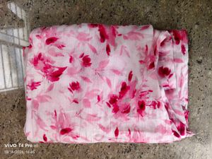 Aalia Pink MulCotton Chikankari Long Kurta