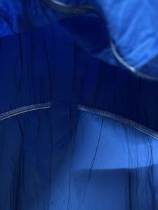 new Vibrant Blue Button-Up Peplum Top