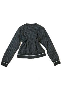 Checked Bomber Jacket