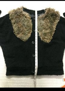 Black Teddy Fur Jacket