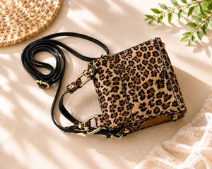 Leopard Print Crossbody Bag