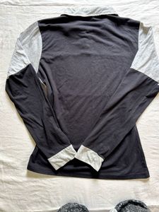 Striped Long Sleeve Polo Shirt