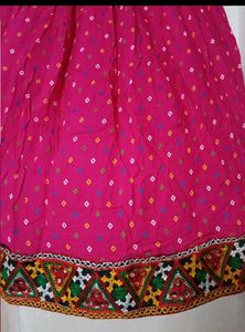 Embroidered Skirt and Kurti Set