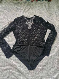 Elegant Black Lace bodysuit