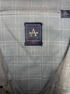 Men's Blue Checkered Shirt