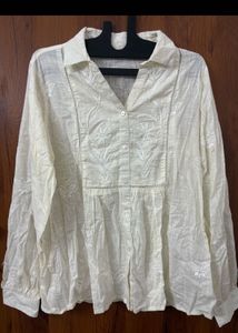 🪽 OFF WHITE embroidery top