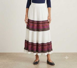 Bohemian Tiered Maxi Skirt