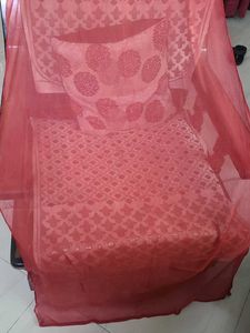 Elegant Red Dupatta for Women