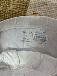VanHeusen Brief Size Small White