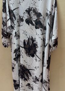 Elegant Floral Kaftan abaya