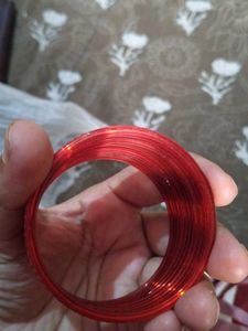 Red &amp; Gold Bangles Set